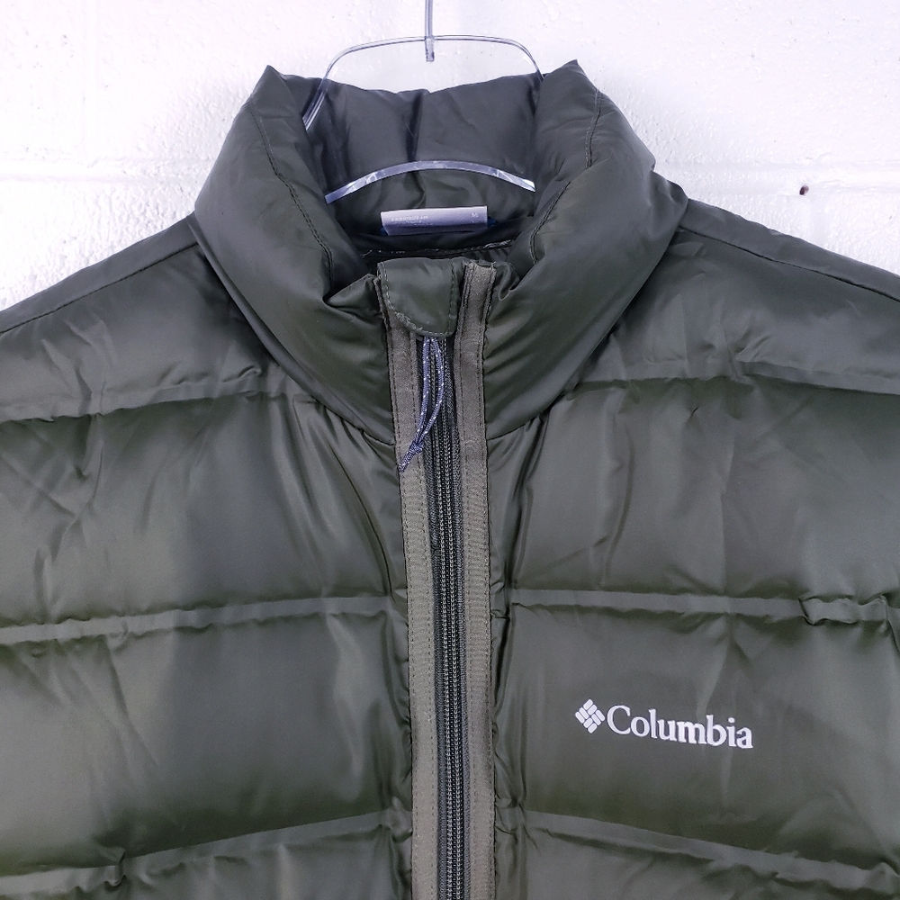 Columbia Mckay Lake 2.0 Down Puffer Insulated‎ Full Zip Jacket Green Womens Med - Picture 3 of 8
